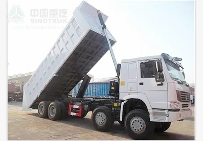 Howo 8x4 Dump Truck White