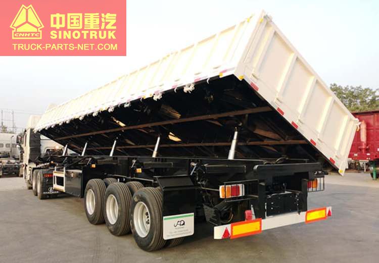 Triaxle Side Tipping Trailer