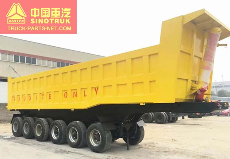 6 Axle Dump Semi Trailer For Ghana