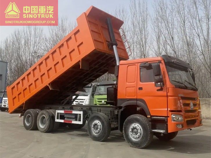 Howo 8X4 371HP 375HP 12 tyres 40 ton second hand used tipper truck