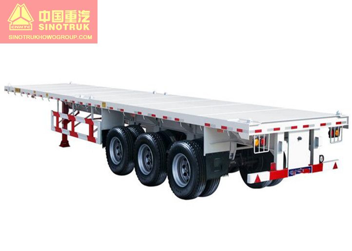 Africa Hot selling 3 4 5 Fuwa axles  Container Flatbed Semi Truck Trailers 