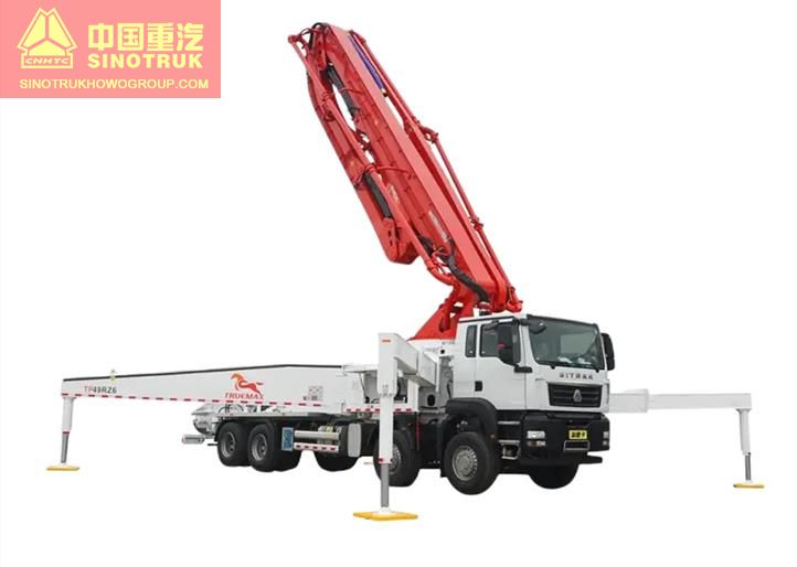 49M Concrete Machinery Truck Mounted Concrete Pump For Sale