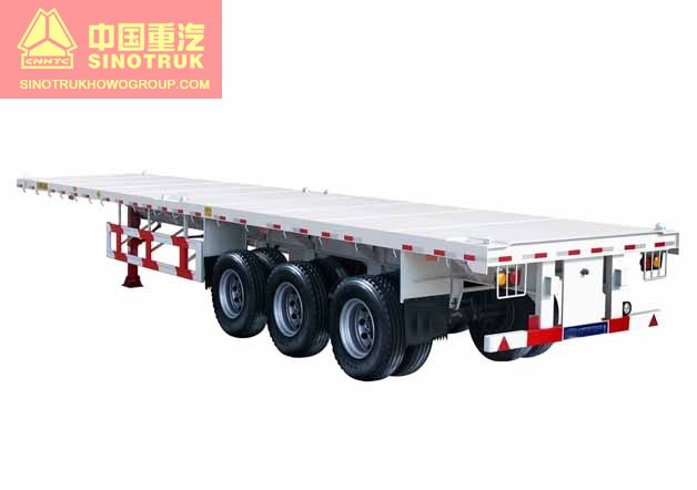 product name 3 axle 40ft Container Flat Bed Trailer